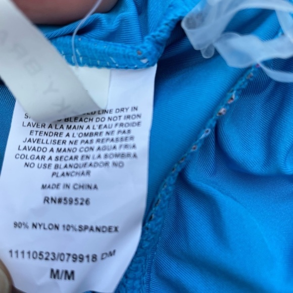 Lucky Brand women’s bathing suit Poolside Charm One-Piece Multi M multi paisley - Picture 6 of 6